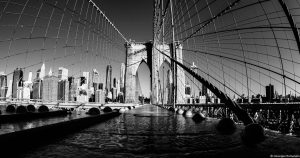 Ponte di Brooklyn, Black and White, 2017