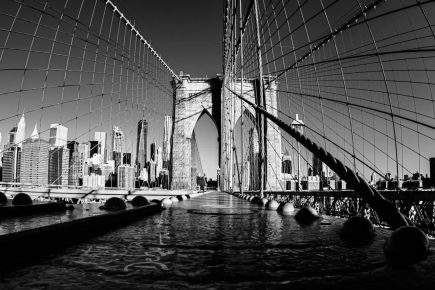 Ponte di Brooklyn, Black and White, 2017